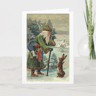 Santa Asks the Way Card