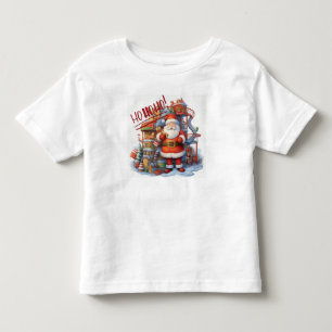 Santa at his Toy Factory Toddler T-Shirt