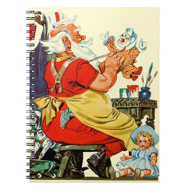 Santa at Work Notebook (Front)