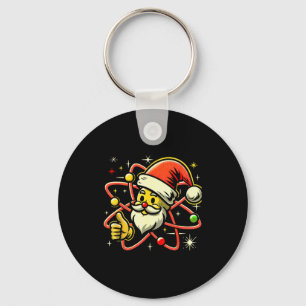 Santa Atom Christmas Thumbs Up Radiation Nuclear F Key Ring