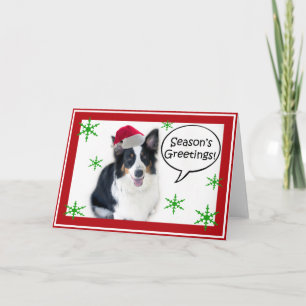 Santa Aussie Holiday Card