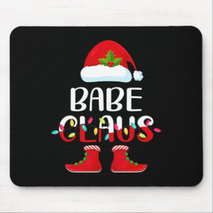 Santa Babe Claus Elf Matching Family Group Christm Mouse Mat