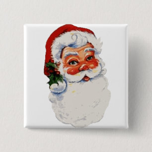 Santa baby! 15 cm square badge
