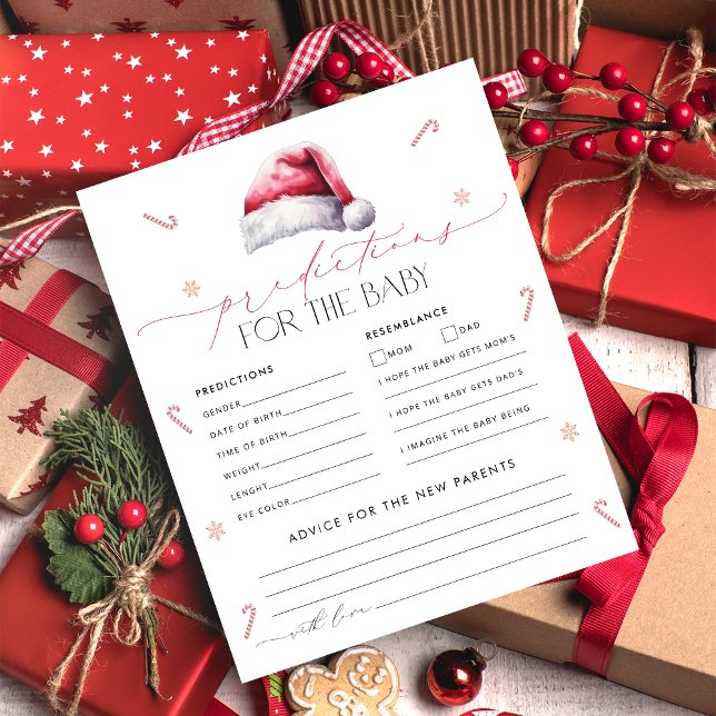 Santa Baby Baby Shower Predictions and Advice (Creator Uploaded)