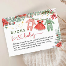 Santa Baby Christmas Baby Shower Books for Baby