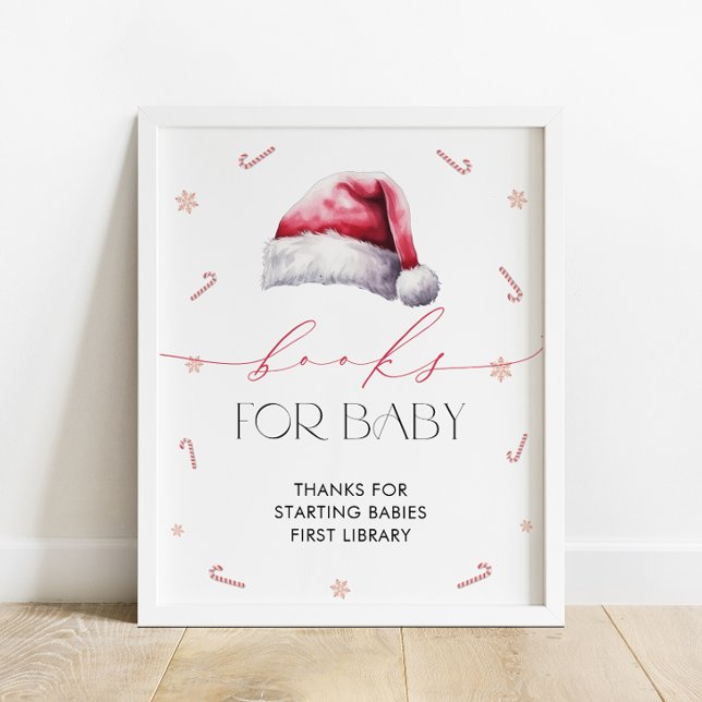 Santa Baby Christmas Baby Shower Books for Baby Poster (Creator Uploaded)