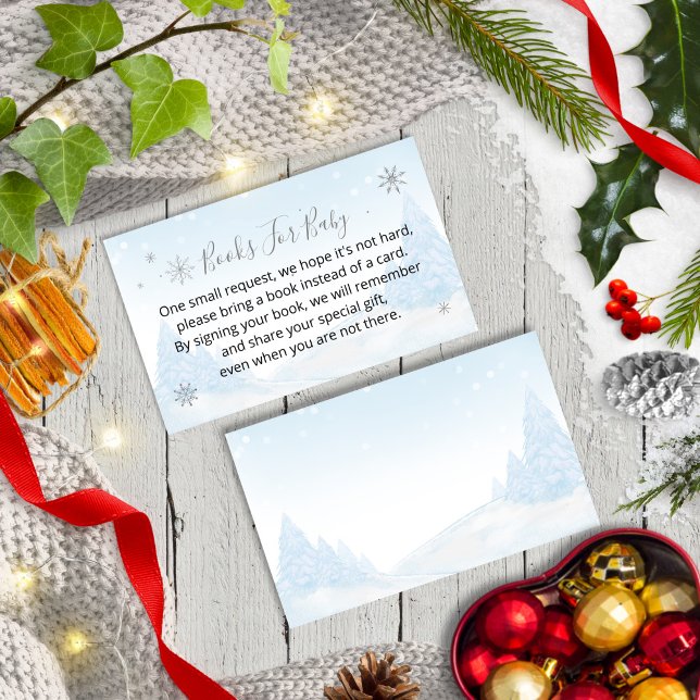 Santa Baby Christmas Baby Shower Enclosure Card (Creator Uploaded)