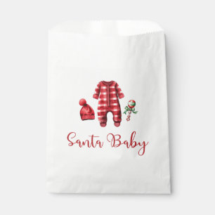 Santa Baby Christmas Baby Shower Favour Bags