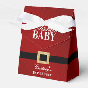 Santa Baby   Christmas Baby Shower Favour Box