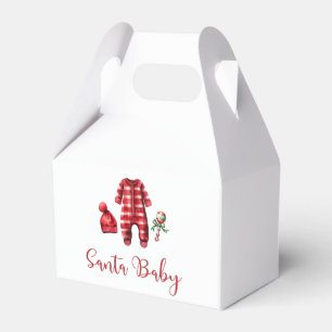 Santa Baby Christmas Baby Shower Favour Box