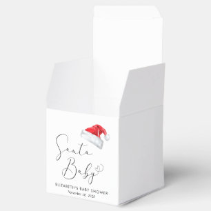 Santa Baby Christmas Baby Shower Favour Box