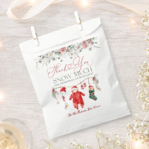 Santa Baby Christmas Baby Shower Gender Neutral Favour Bags