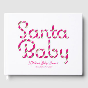 Santa Baby Christmas Baby Shower Guestbook
