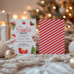 Santa Baby Christmas Baby Shower Invitation<br><div class="desc">Invite guests to a festive celebration with our “Santa Baby” Christmas Baby Shower Invitation. Featuring charming holiday designs and adorable Santa-themed elements, this invitation sets the perfect tone for a cosy, Christmas-themed baby shower. Fully customisable with your event details, it adds a joyful and personal touch to your holiday celebration....</div>