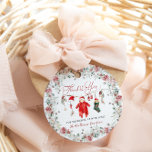 Santa Baby Christmas Baby Shower Welcome Favour Tags<br><div class="desc">Santa Baby Christmas Baby Shower Gender Neutral</div>
