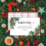 Santa baby Christmas books for baby  Enclosure Card<br><div class="desc">Santa baby shower enclosure card. Matching items available.</div>