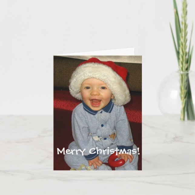 Santa Baby Christmas Card (Front)