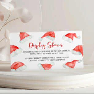 Santa Baby Christmas Display Baby Shower Enclosure Card