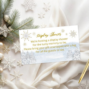 Santa Baby Christmas Display Shower Enclosure Card