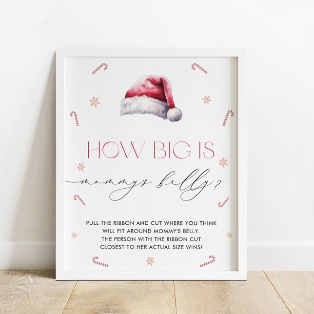 Santa Baby Christmas How Big is Mummy's Belly Game Poster (Creator Uploaded)