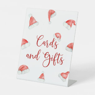 Santa Baby Christmas Shower Cards & Gifts Sign