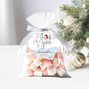 Santa Baby Christmas Shower Favour Tags