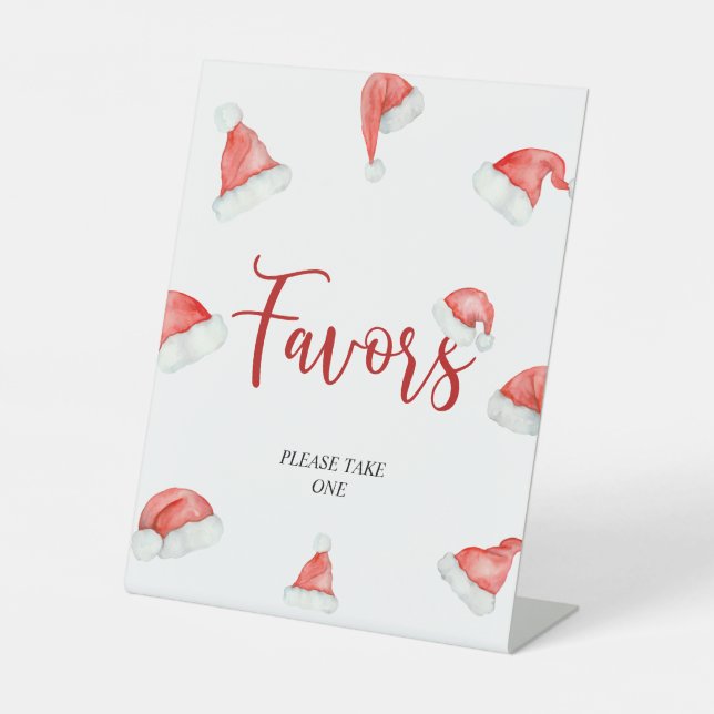 Santa Baby Christmas Shower Favours Sign (Front)