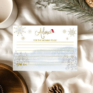 Santa Baby Christmas Winter Advice Card
