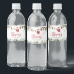 Santa Baby Clothes Winter Christmas Baby Shower Water Bottle Label<br><div class="desc">Elevate your baby shower with our charming Christmas Baby Shower Bottle Label Printable. Adorned with adorable baby motifs,  these customisable labels add a touch of whimsy to your event. Personalise to create a delightful atmosphere that makes your refreshments as adorable as they are refreshing! 

BS970</div>