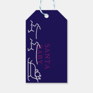 Santa Baby: Festive and Flirty Holiday Cheer" Gift Tags
