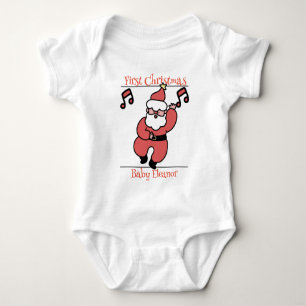 santa. baby first Christmas   Bodysuit