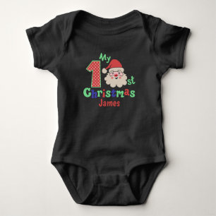 Santa Baby First Christmas Personalised Bodysuit