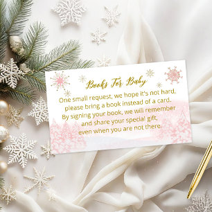 Santa Baby Girl Books for Baby Enclosure Card