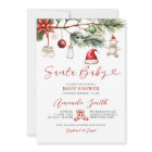 Santa Baby Holiday Christmas Baby Shower