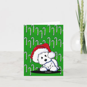 Santa Baby KiniArt Westie Holiday Card