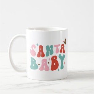 Santa Baby Retro Christmas Coffee Mug