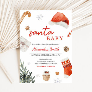 Santa Baby Shower Invitation