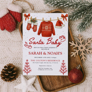 Santa Baby Shower Invitation 