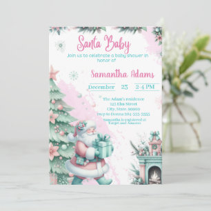 Santa Baby Shower Invitation