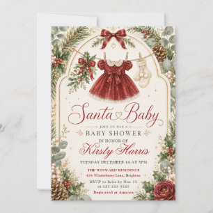 Santa Baby Shower Invitation