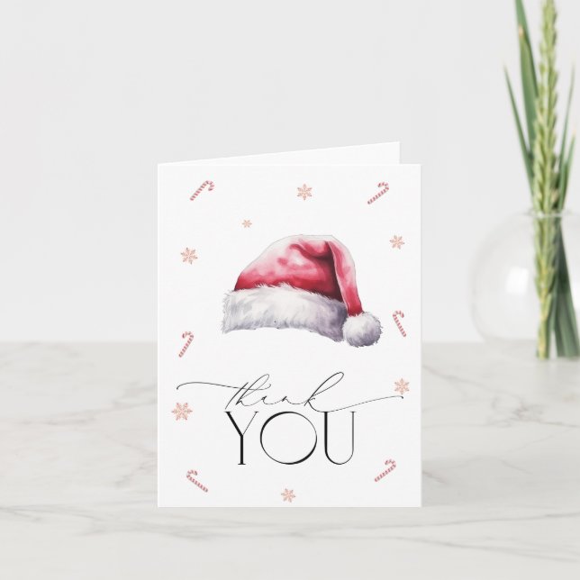 Santa Baby Shower Thank You Card (Front)