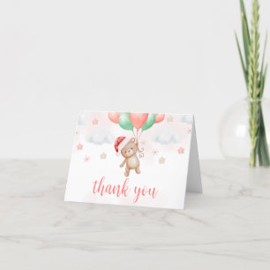 Santa Baby Shower Thank You Card