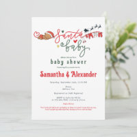 Santa Baby Winter African American Baby Shower