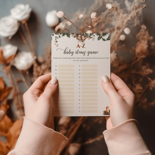 Santa Baby Winter Red Green Baby Items Game Flyer (Creator Uploaded)