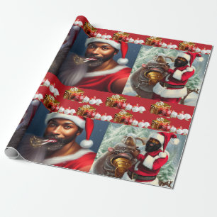 Santa Baby Wrapping Paper