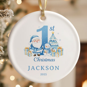 Santa Baby's 1st Christmas Ceramic Tree Decoration