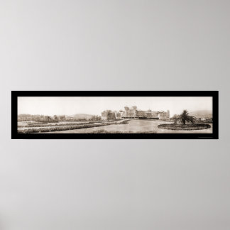 Santa Barbara CA Hotel Potter Photo 1909 Poster