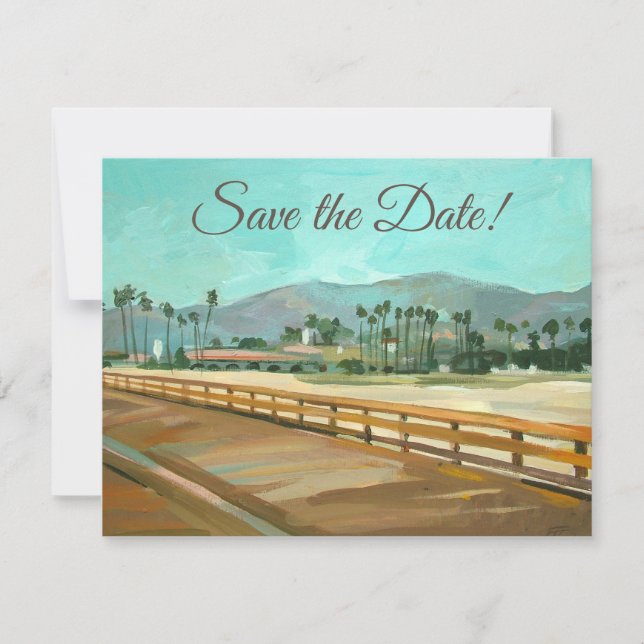 Santa Barbara, CA - Stearns Wharf Invitation (Front)