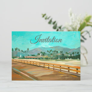 Santa Barbara, CA - Stearns Wharf Invitation