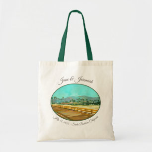Santa Barbara, CA - Stearns Wharf Tote Bag